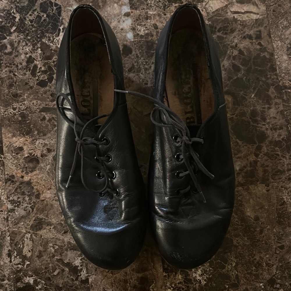 TAPDANCE shoes size 7.5 Block London- super soft high quality black leather!